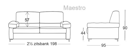 perida design maten Maestro hoog